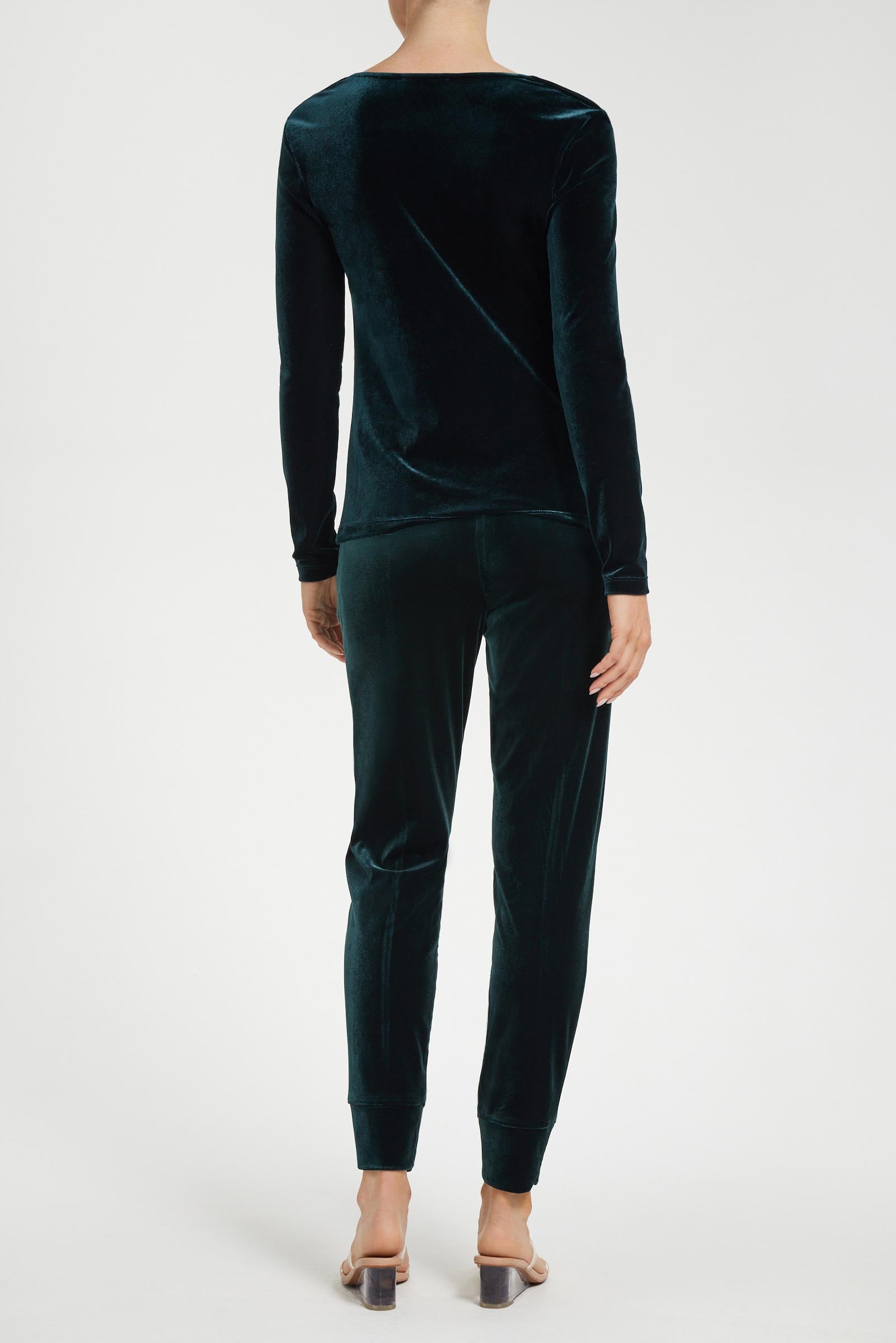 Pantalon de jogging en velours extensible Kori