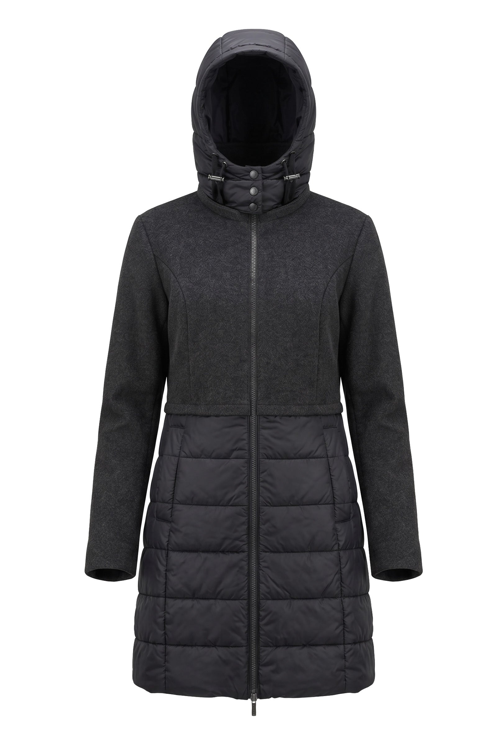 Marla 2.0 Mixed-Media Removable Hood Parka