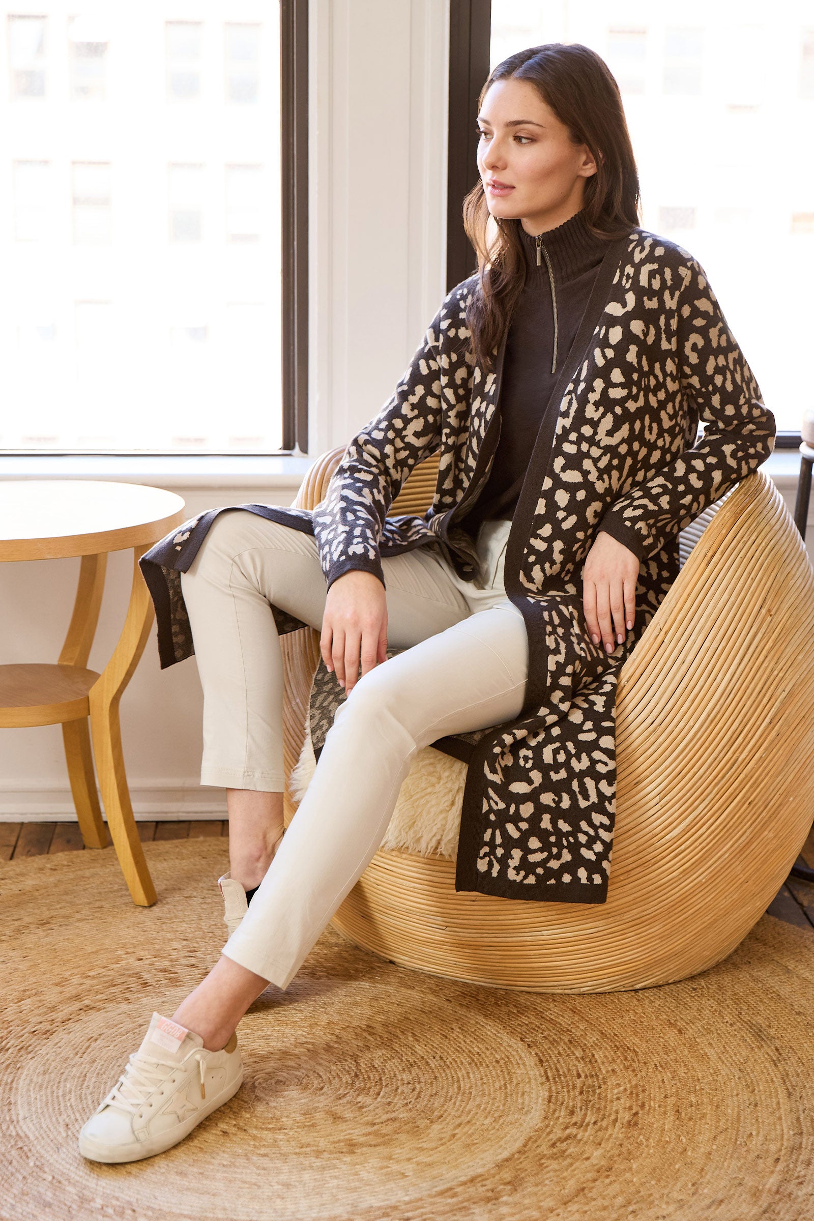 Zendaya Long Duster Cardigan