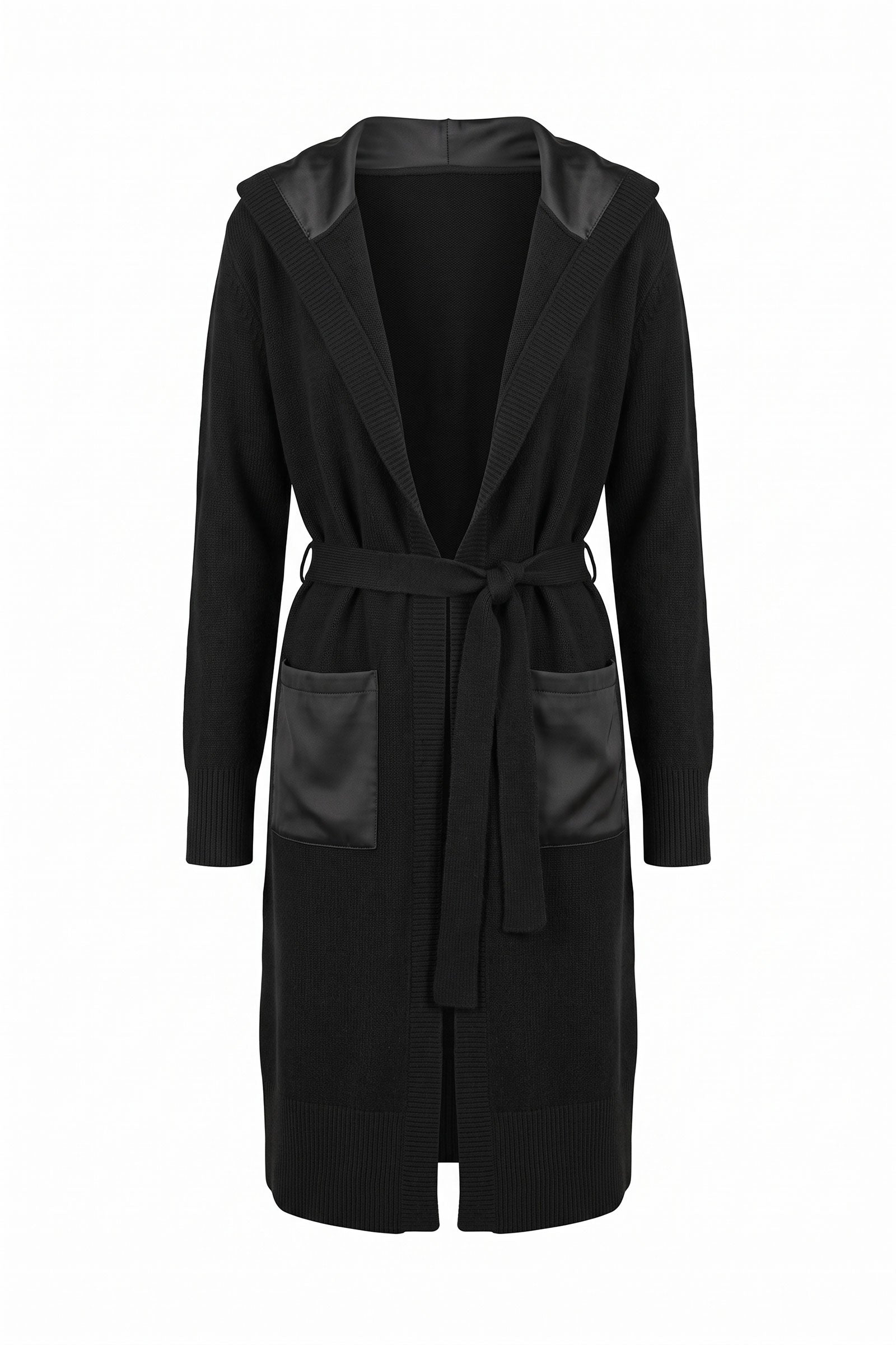 Traveler Cashmere Hooded Lounge Cardigan