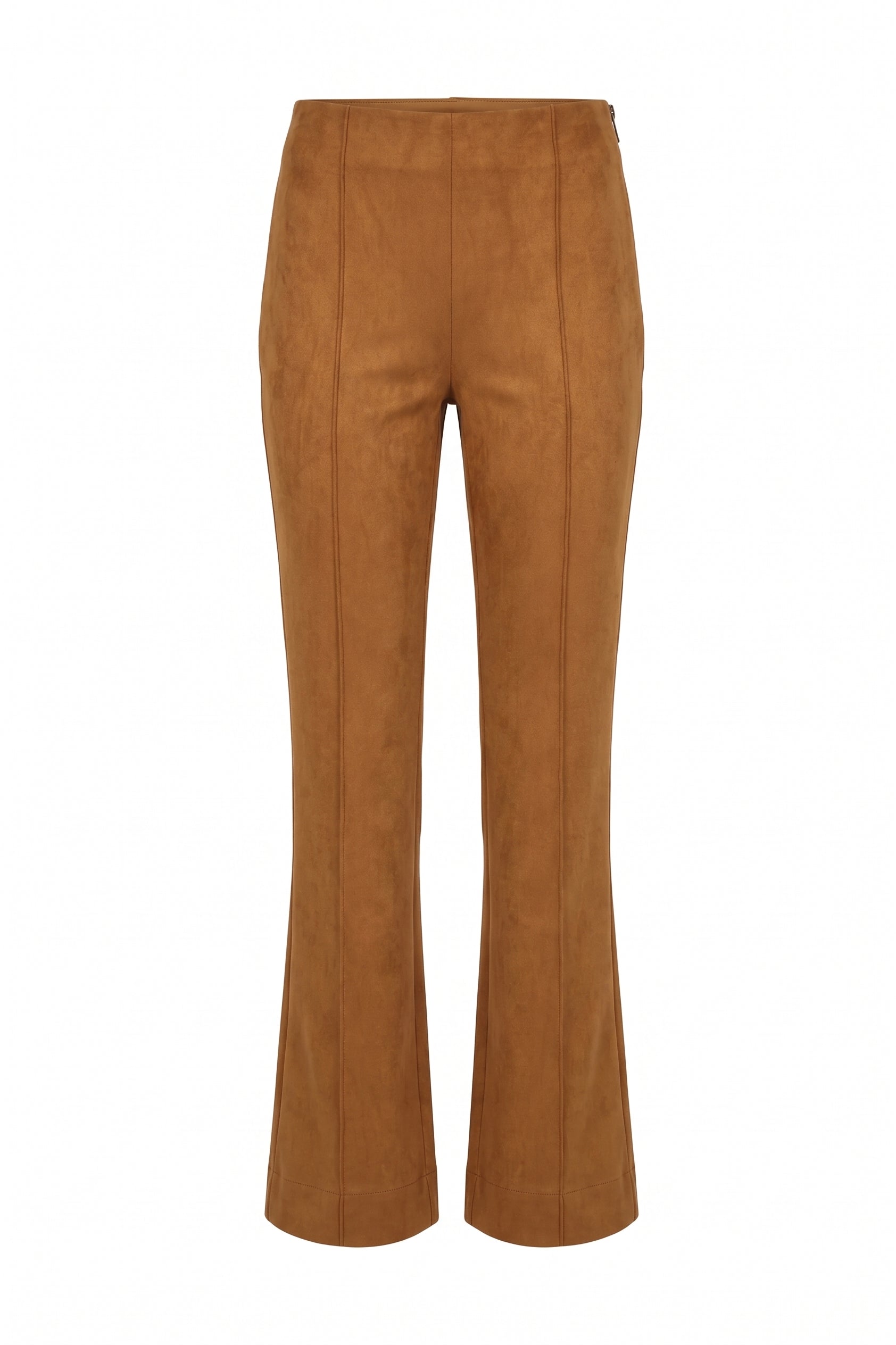 Becca Faux Suede Pintuck Flare Pant