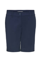 The Best Travel Shorts. Flat Lay of a Breck Short in Navy.