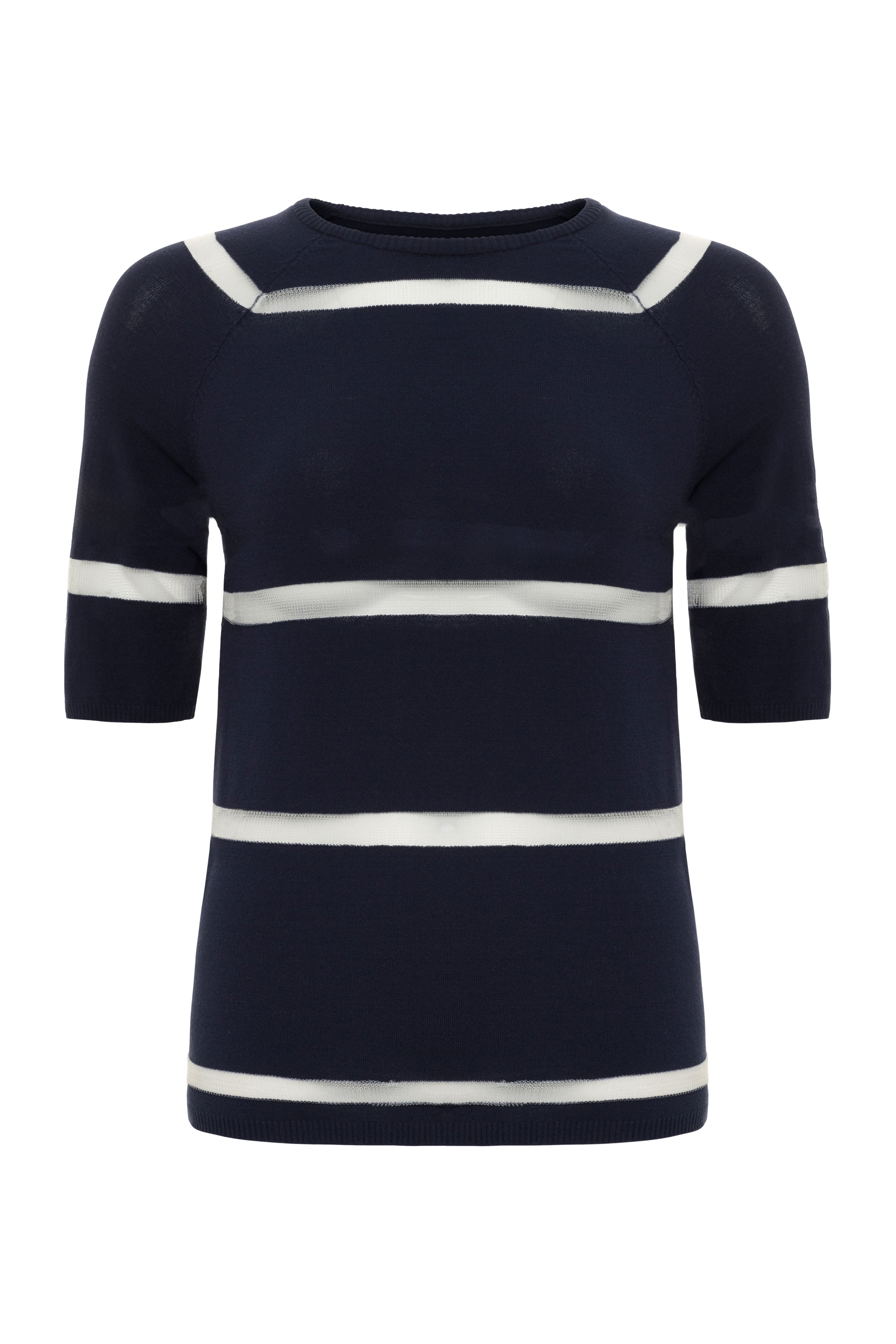 Campbell Sheer Stripe Pullover Top