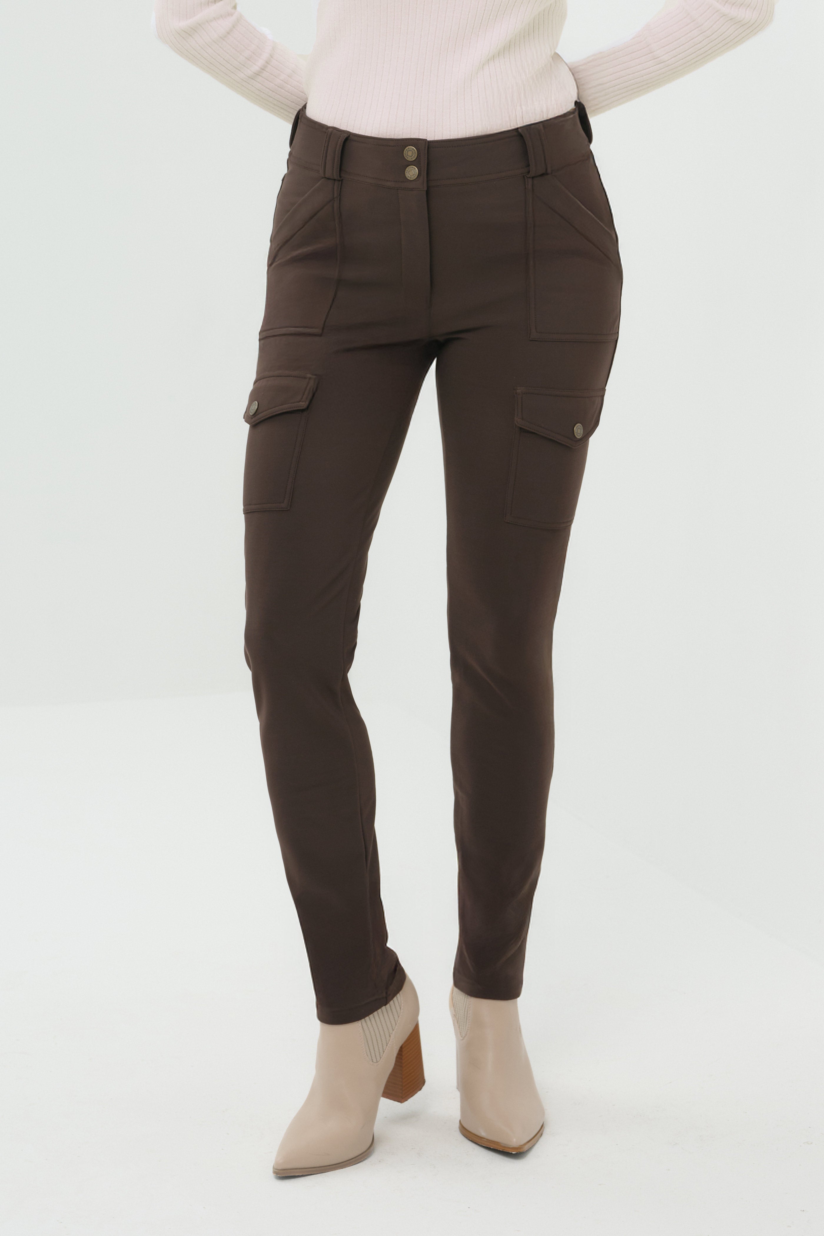 Pantalon de voyage Kate Cozy doublé en polaire
