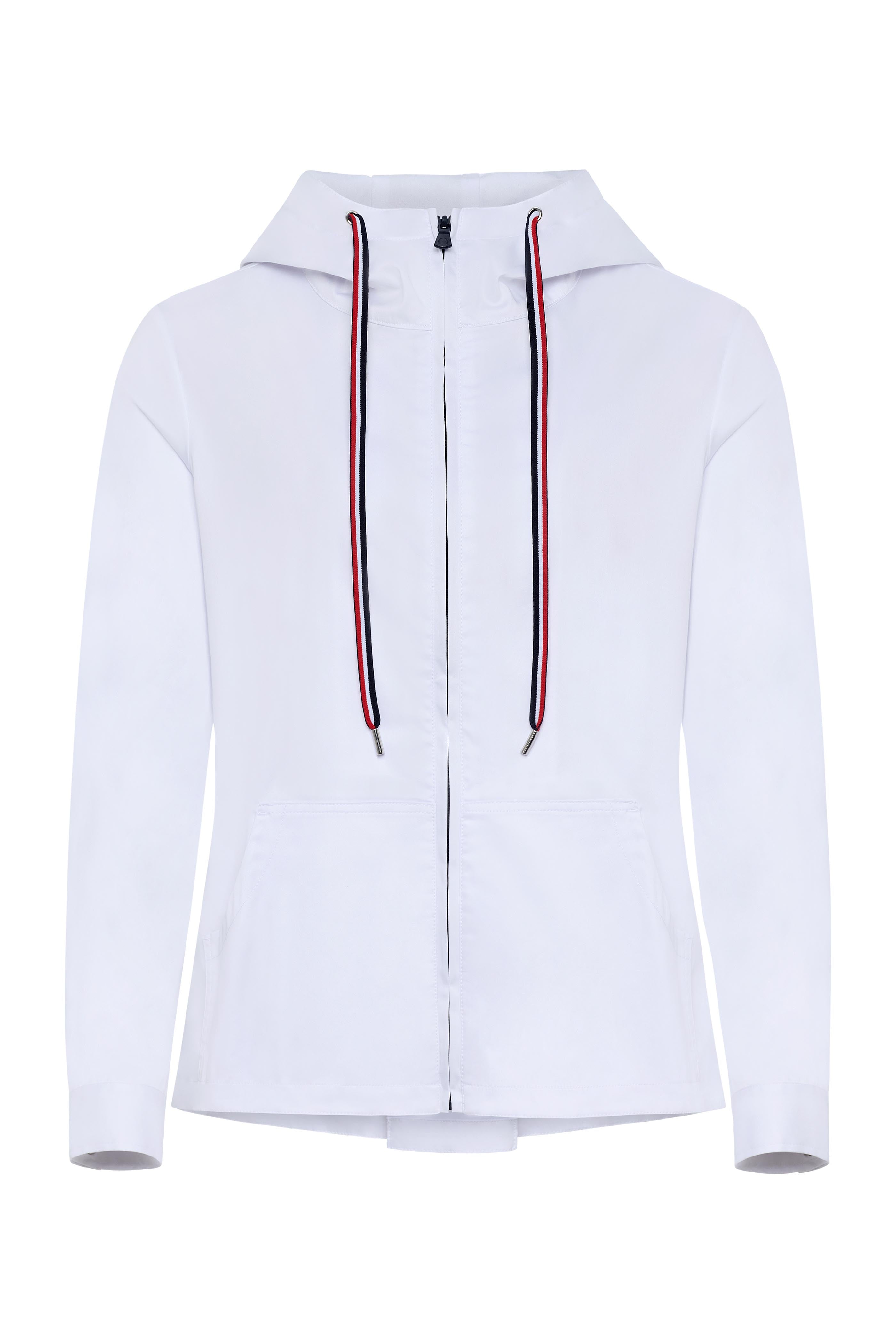 Gabi Stretch Woven Hooded Full Zip Jacket