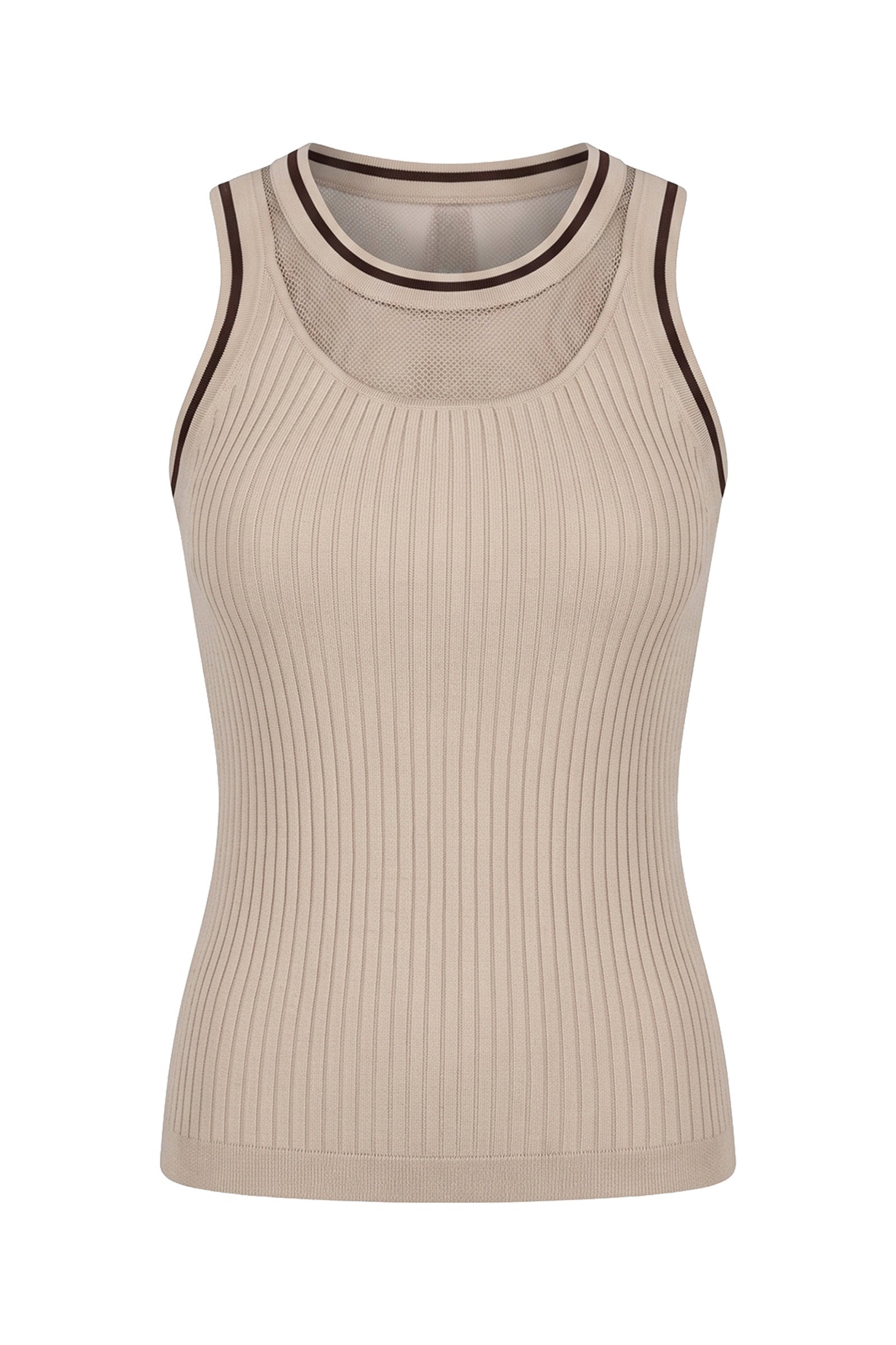 Gio Mixed-Stitch Rib Sweater Top