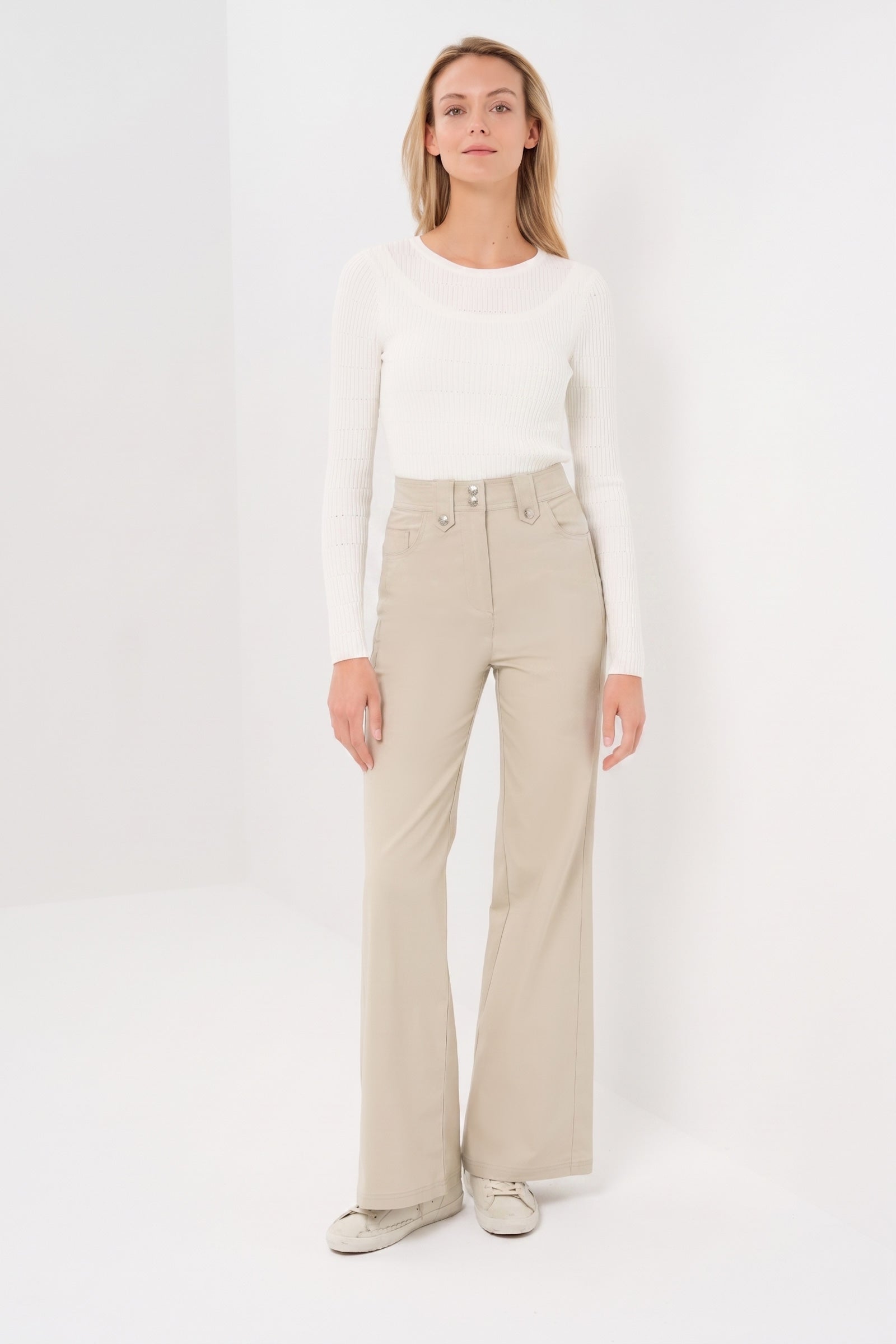 Harley Performance Cotton Travel Wide Leg Pant