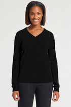 Black || Etta V-Neck Cashmere Sweater