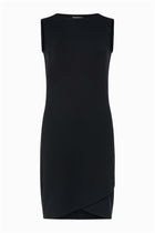 The Best Travel Dress. Flat Lay of a Johanna Dress in Black.