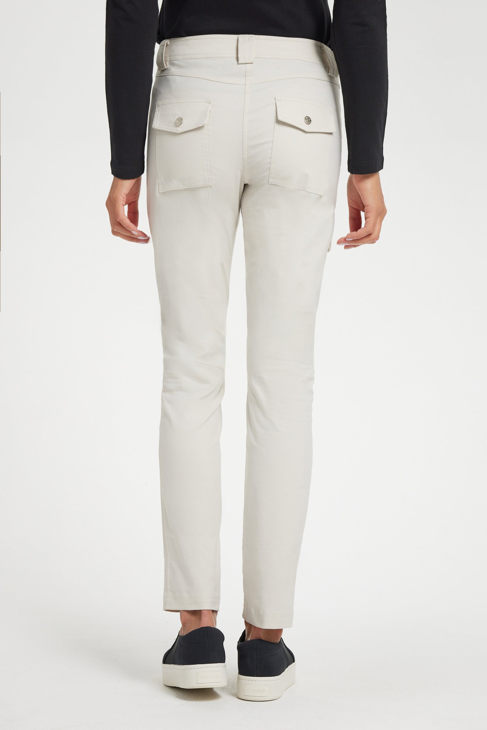 Pantalon cargo skinny Kate en pierre