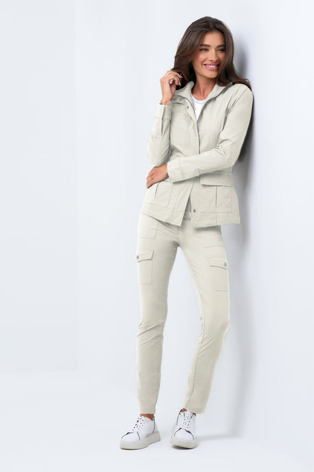 Pantalon cargo skinny Kate en pierre