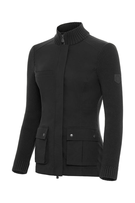 Sweater Kenya Knit Safari Jacket in Black