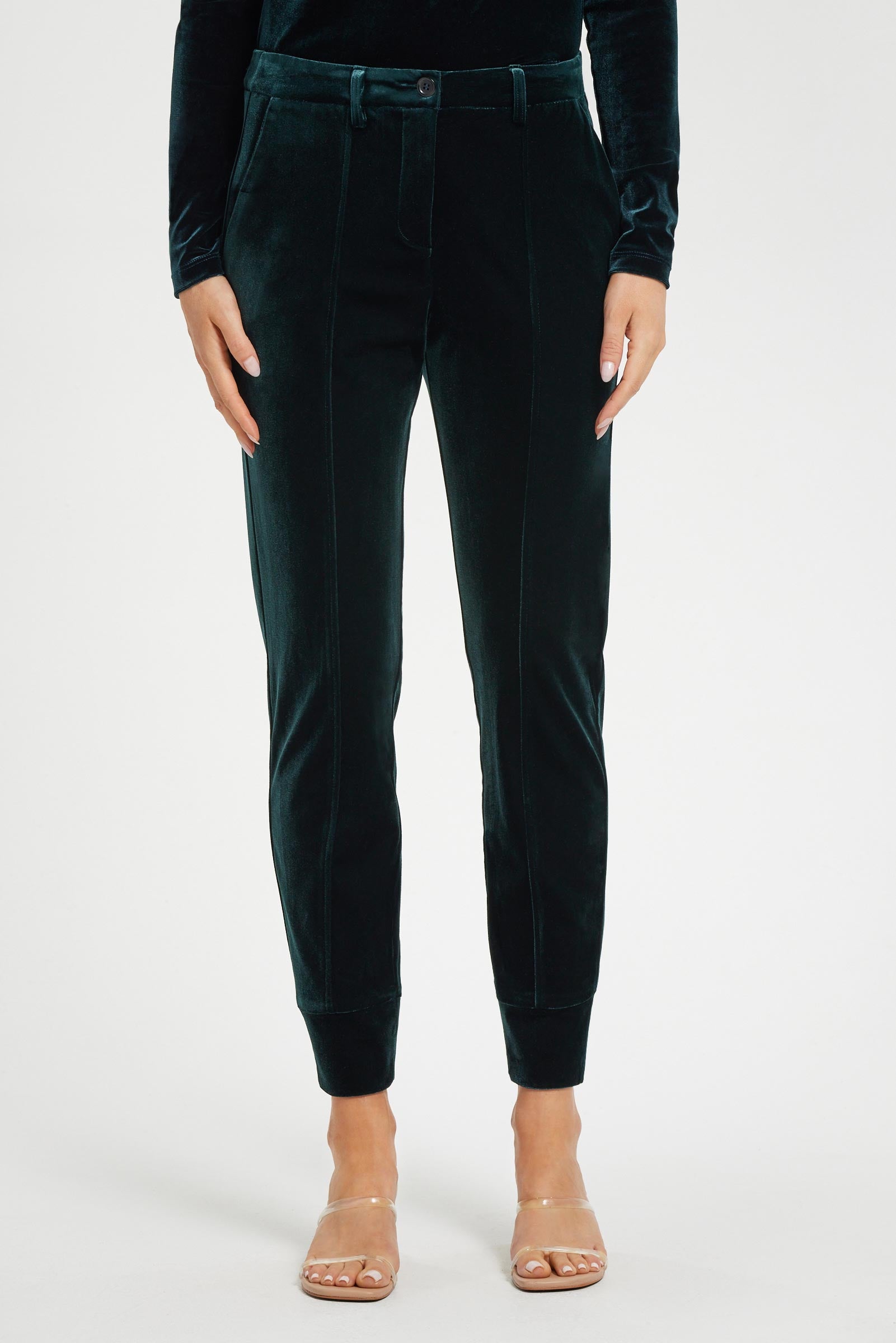 Pantalon de jogging en velours extensible Kori