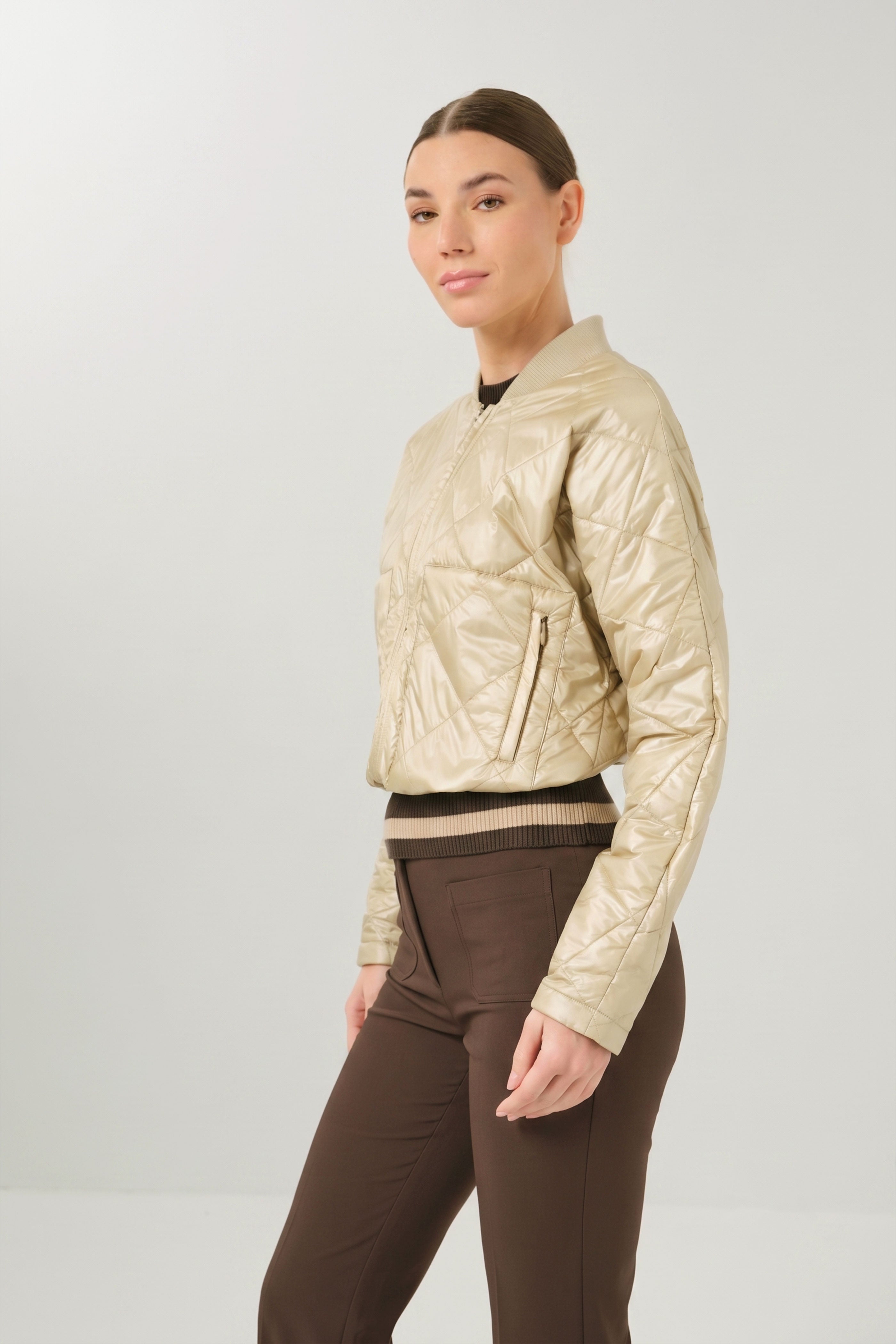 Kyoto Quilted Bomber Jacket