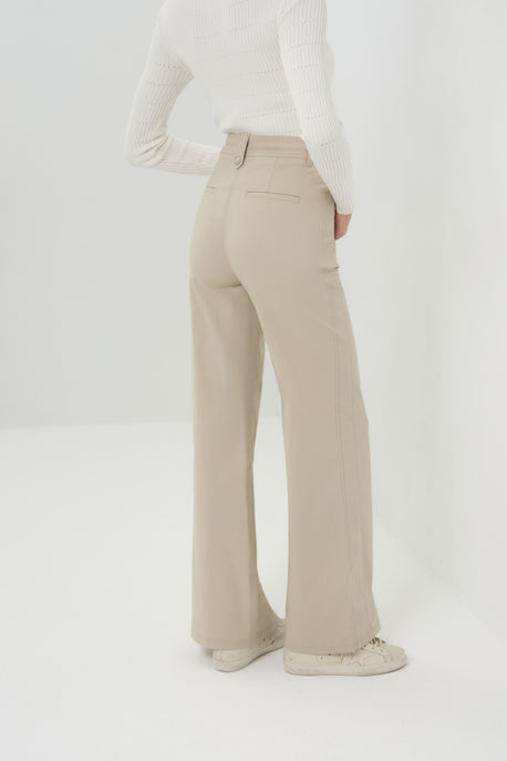 Harley Performance Cotton Travel Wide Leg Pant