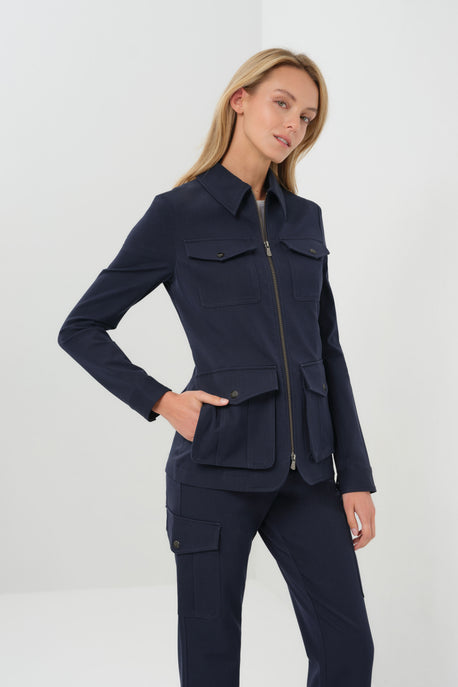 Expedition Modern Zip Front Utility Jacket