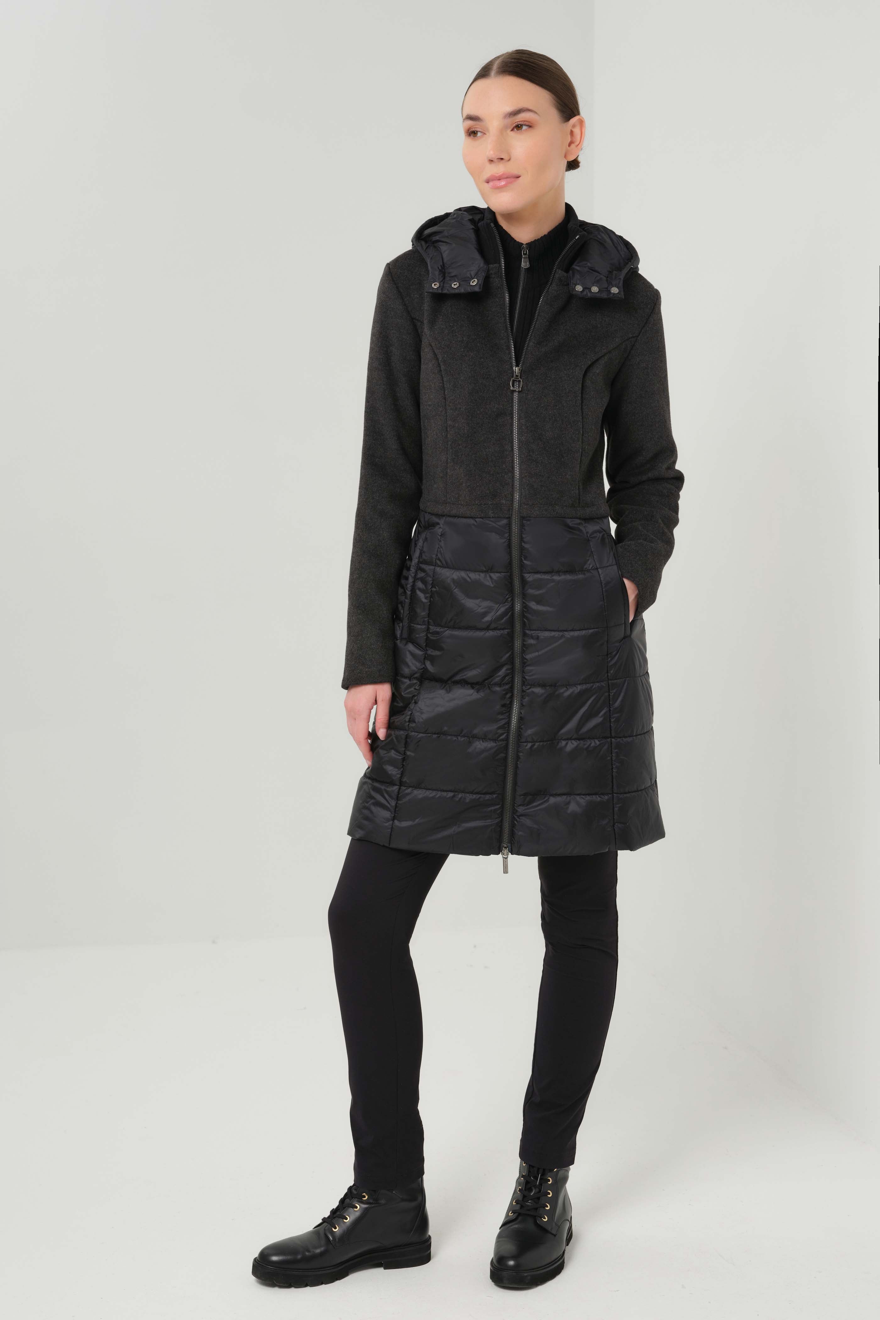 Marla 2.0 Mixed-Media Removable Hood Parka