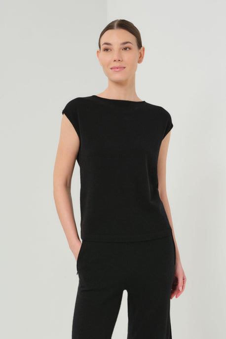 Traveler Cashmere Boatneck Tee
