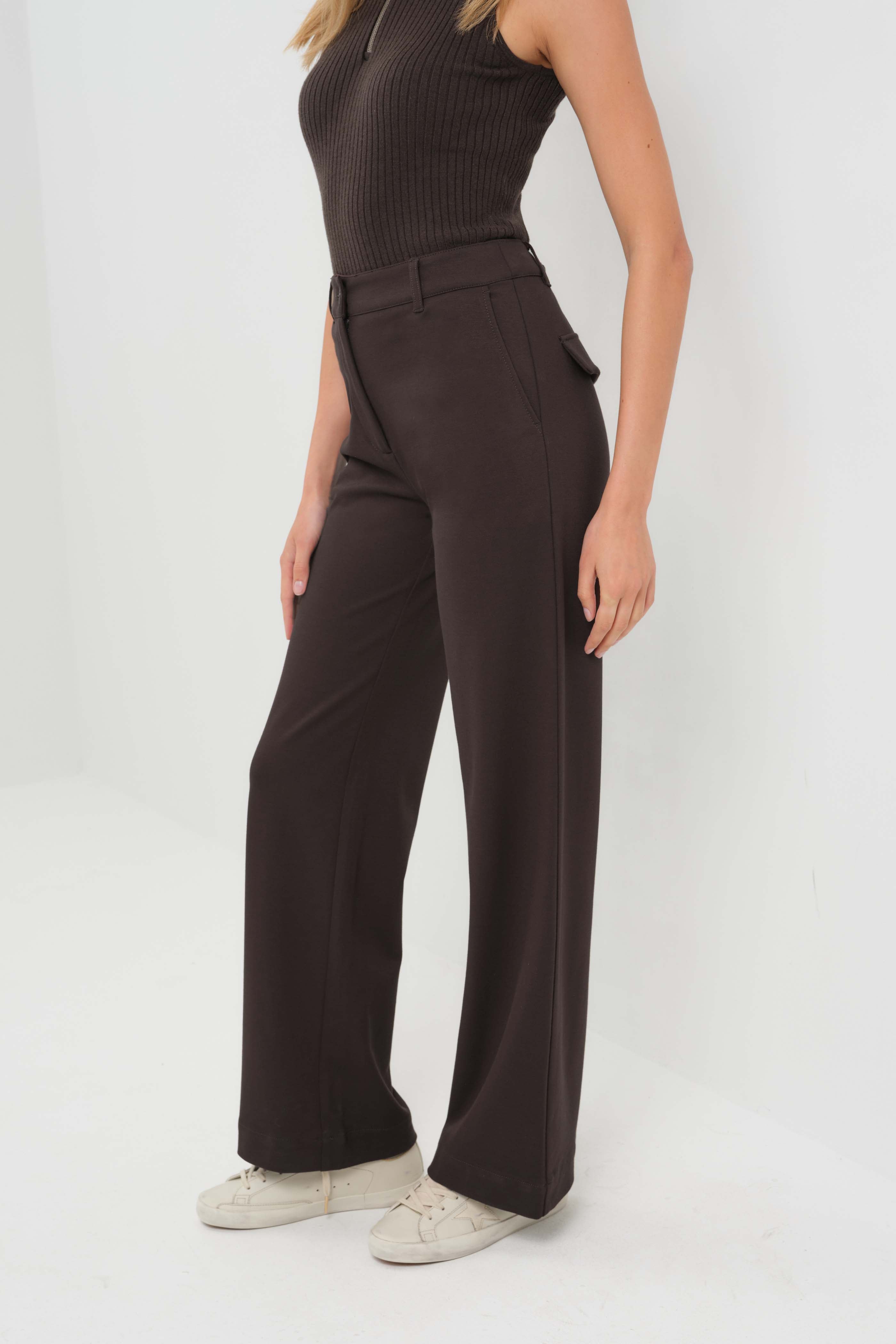 Solstice Ponte Wide Leg Pant