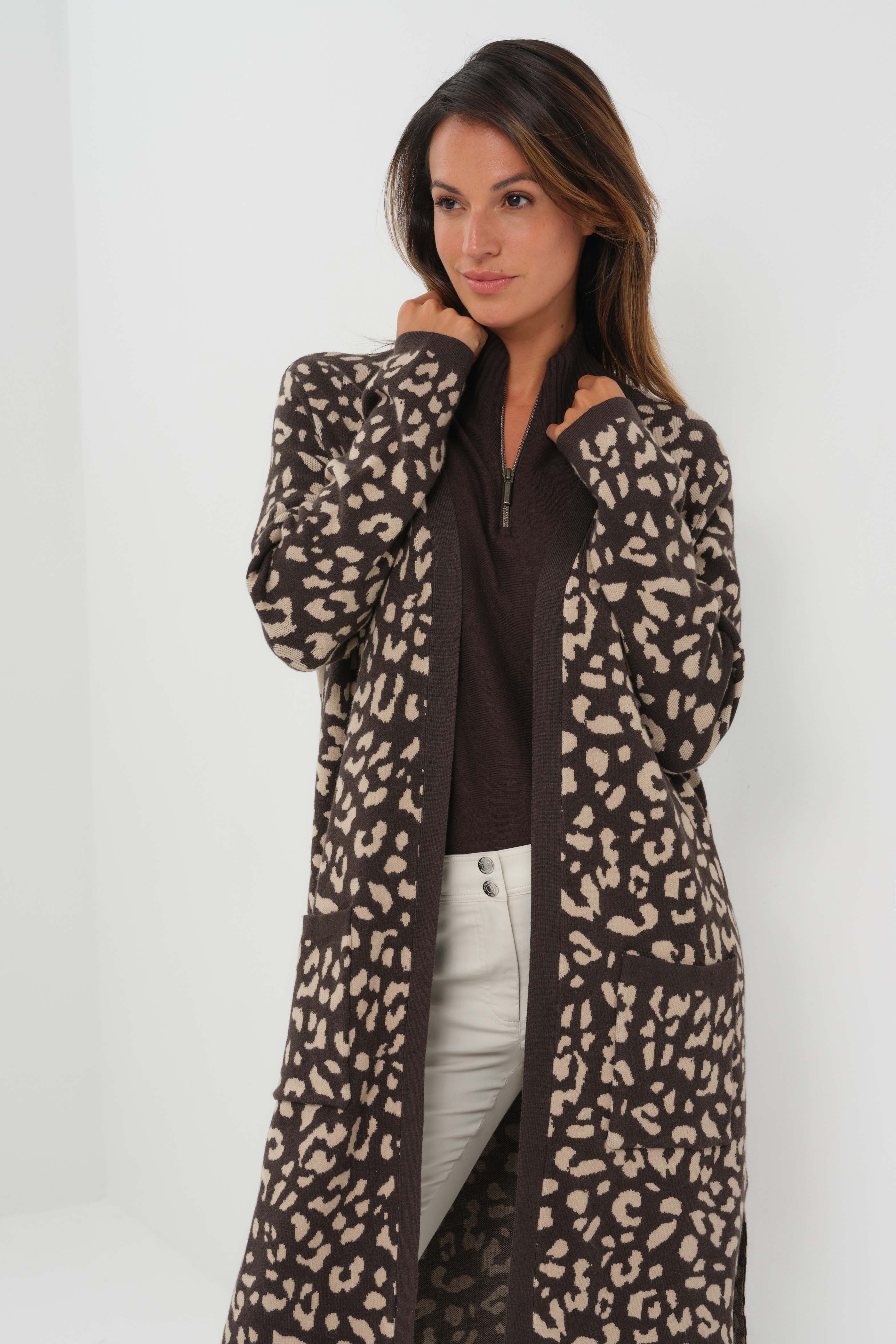 Zendaya Long Duster Cardigan