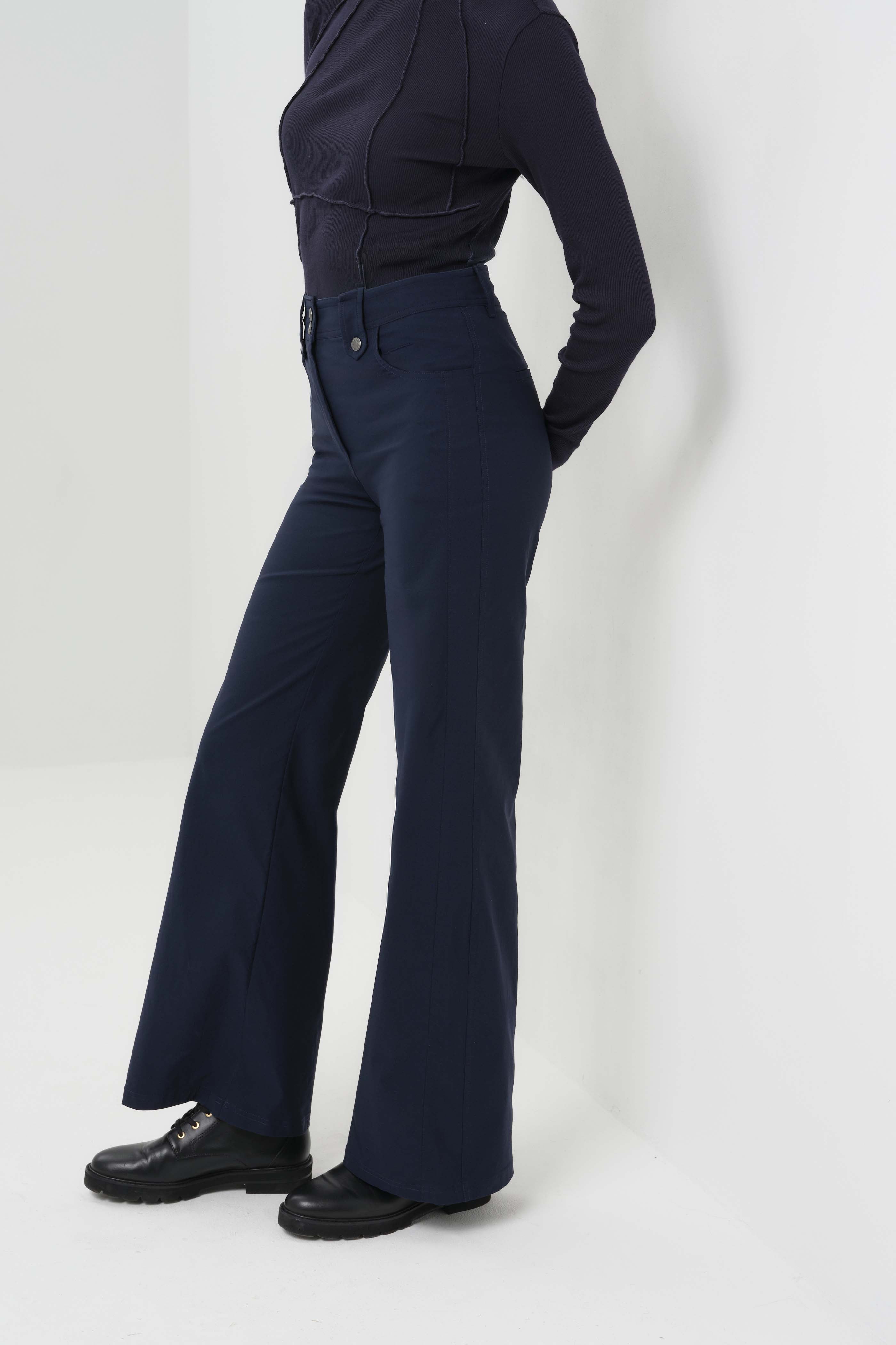 Harley Midweight Travel Wide Leg Pant