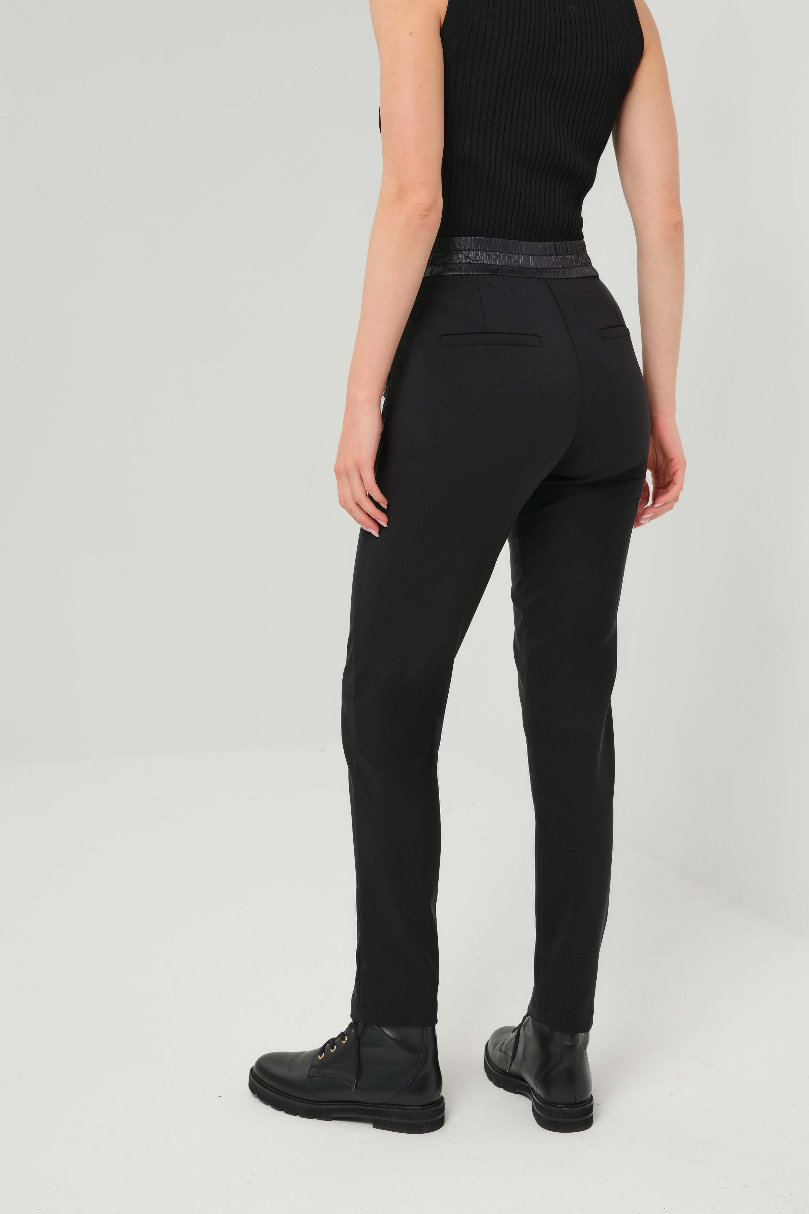 Urban Slack Mixed Media Tapered Leg Pant