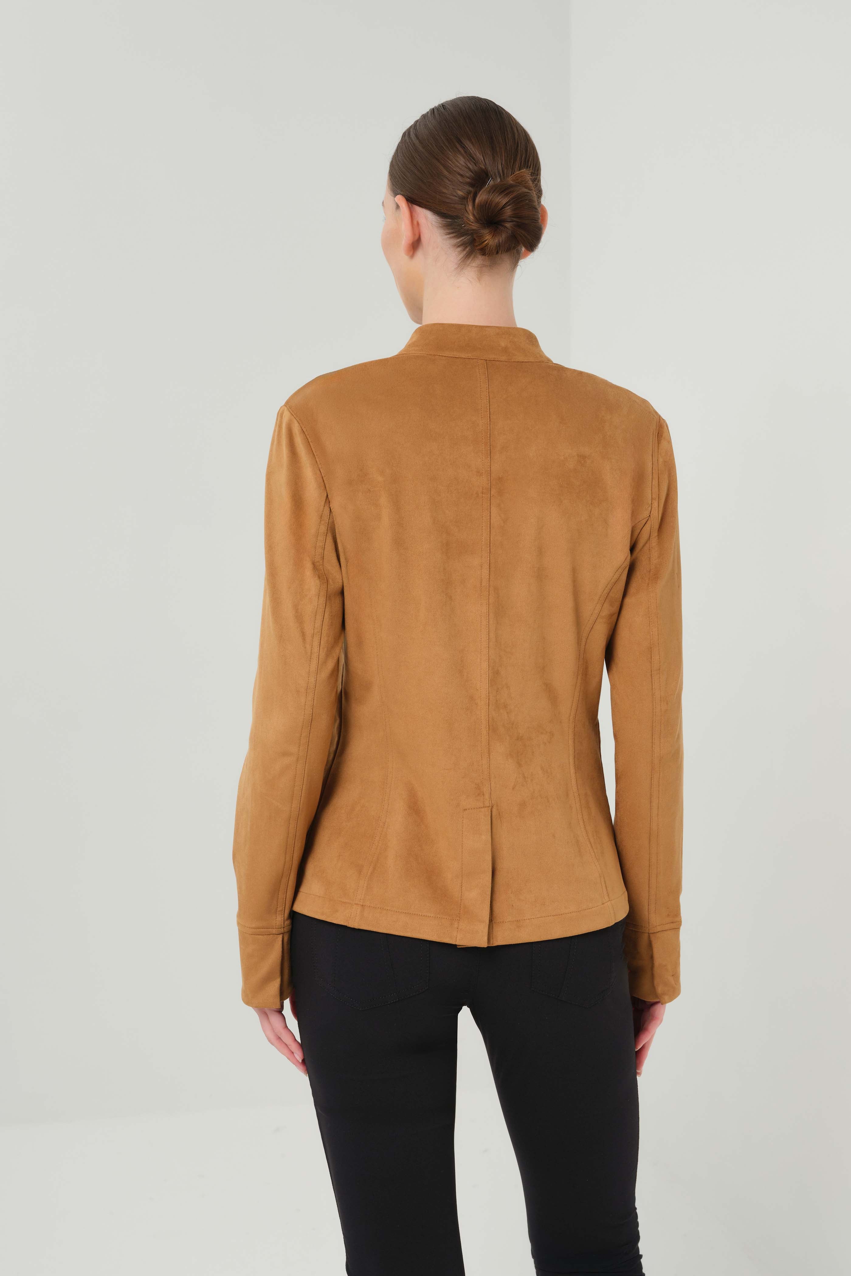 Osaka Urban Military Faux Suede Jacket