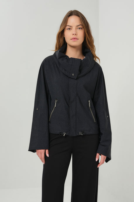 Casey Cropped Lightweight Windbreaker
