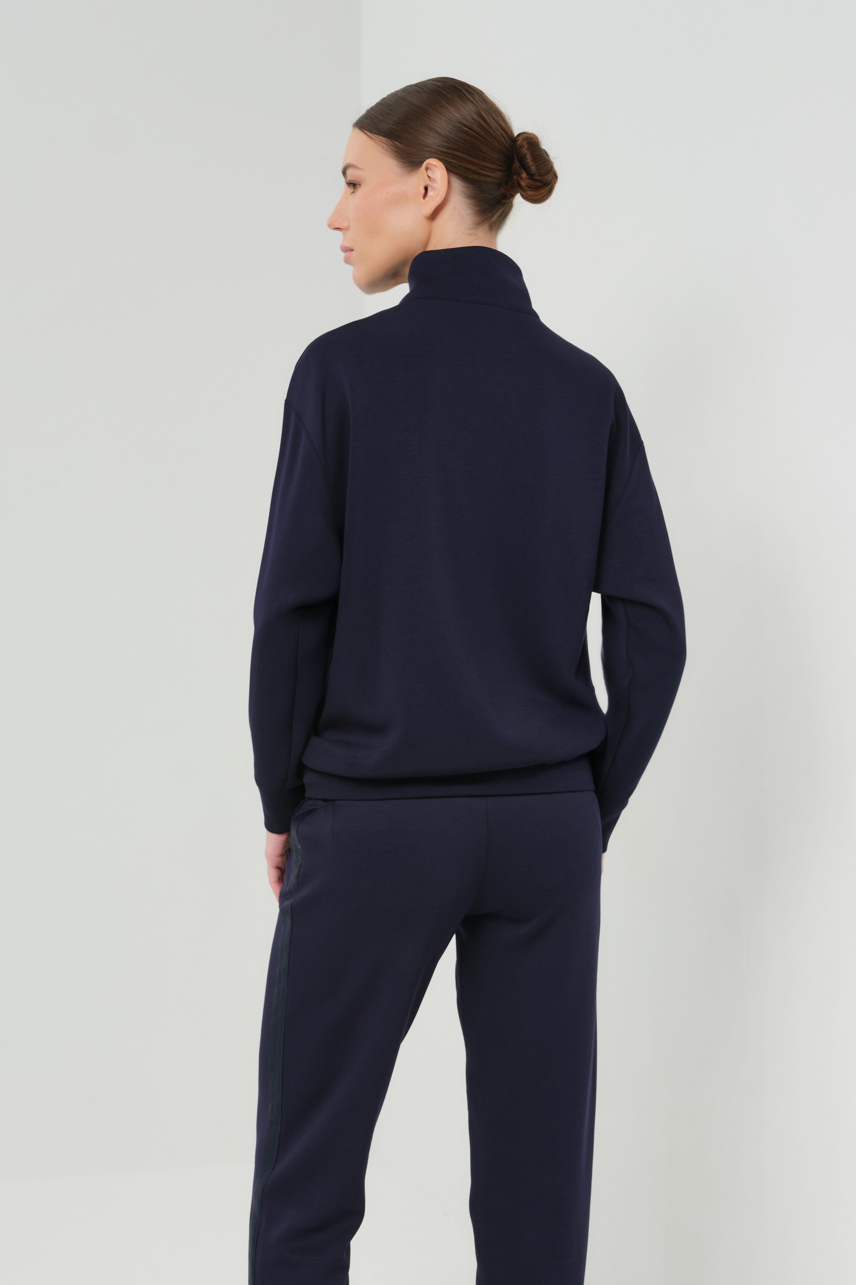 Hopkins Mock Neck Quarter-Zip Pullover
