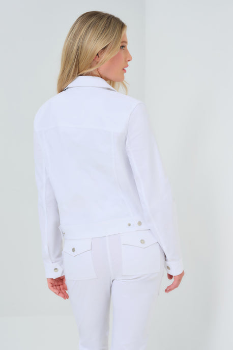 Delilah Performance Cotton Trucker Jacket