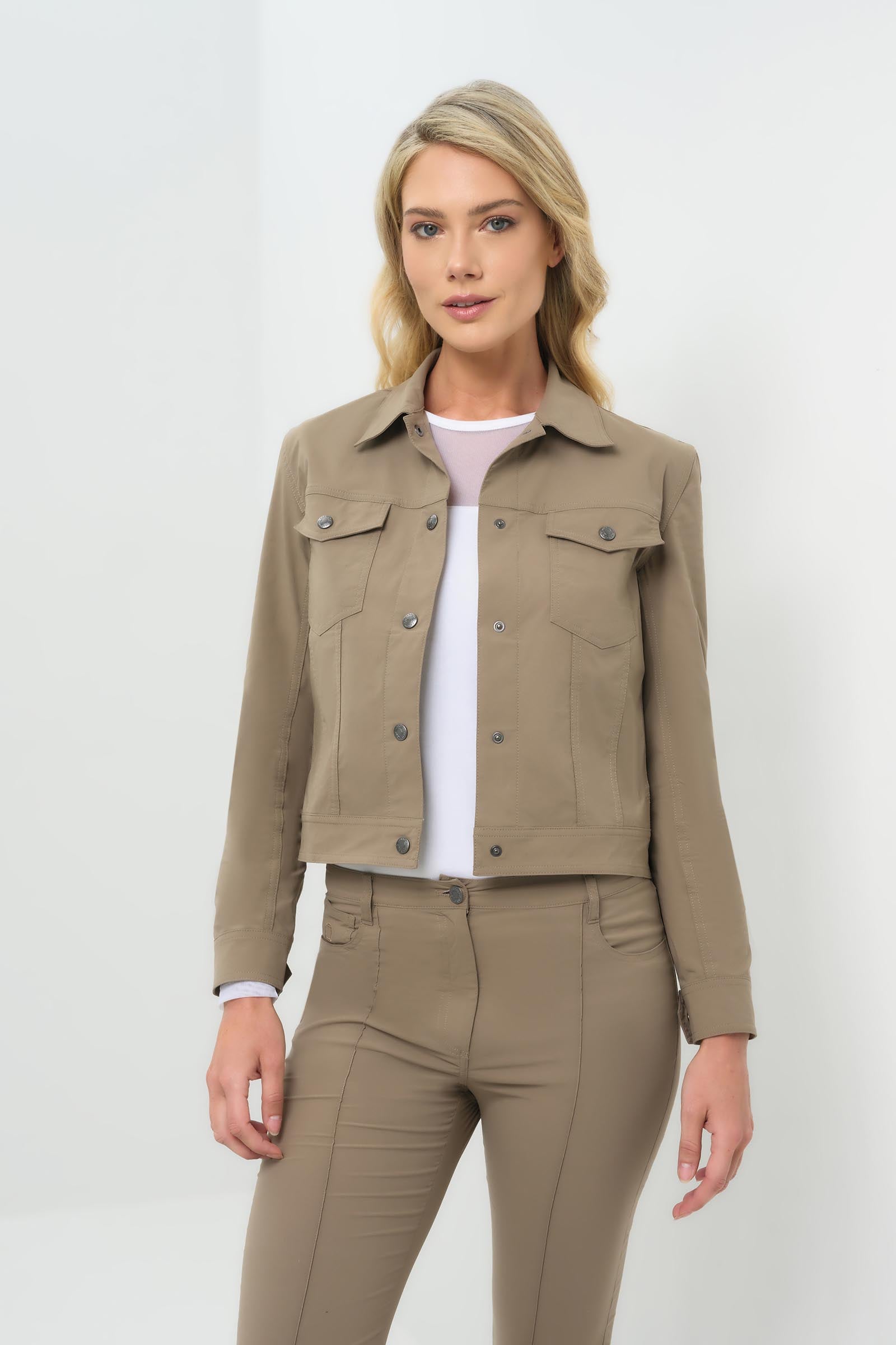 Delilah Ultra Light Weight Denim Style Jacket