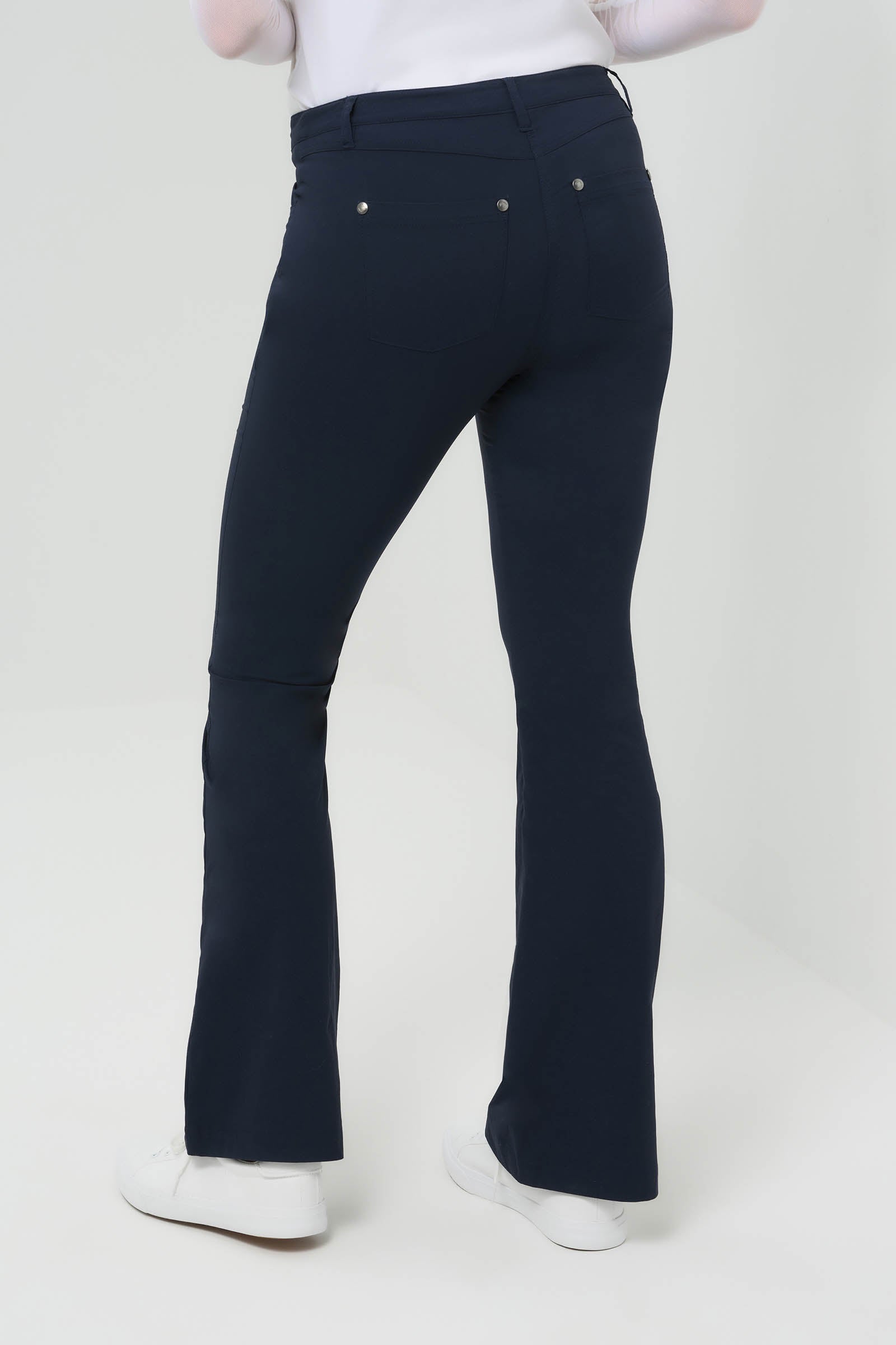 Pantalon évasé ultraléger Katya avec plis