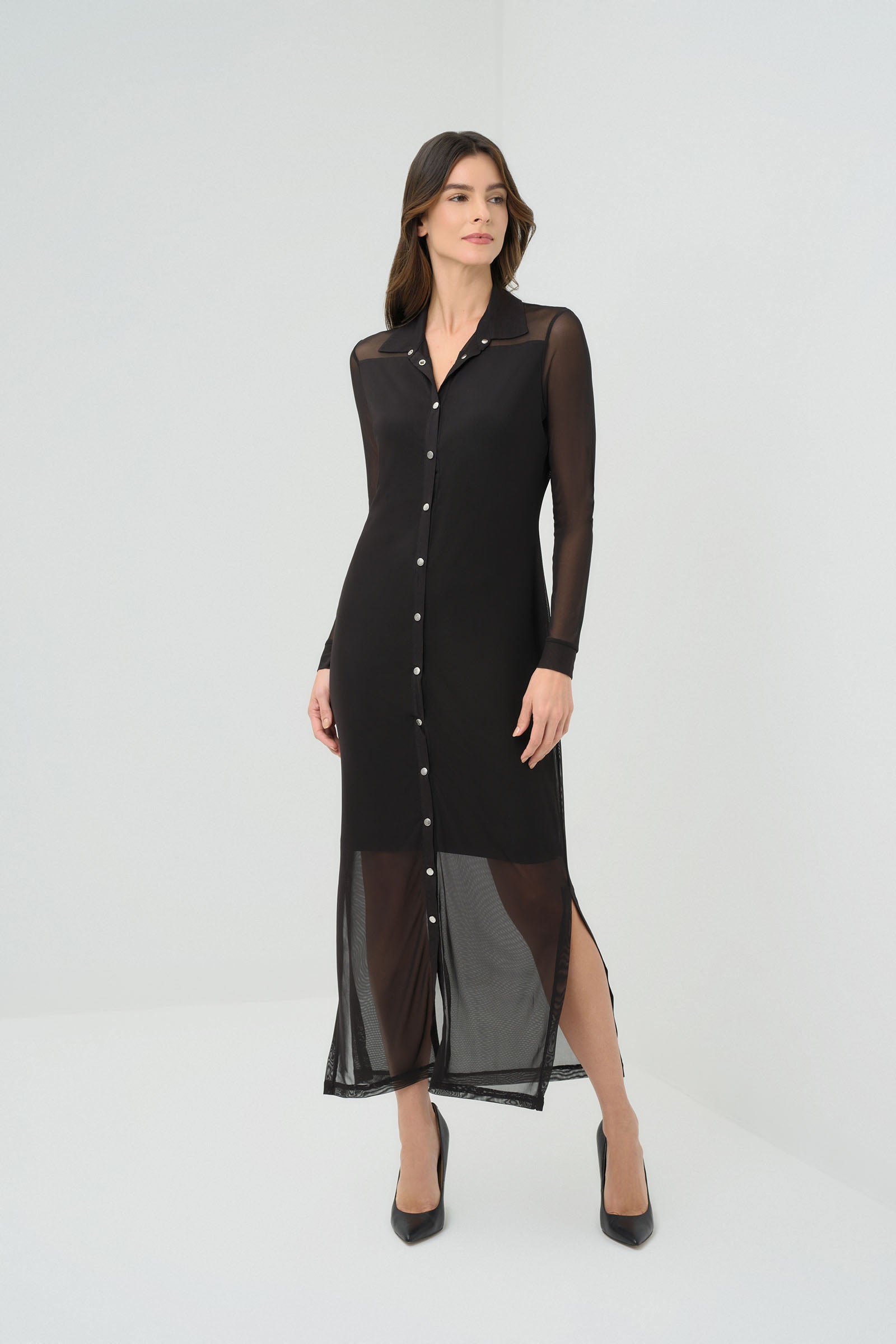 Vestido Colette con superposición de malla