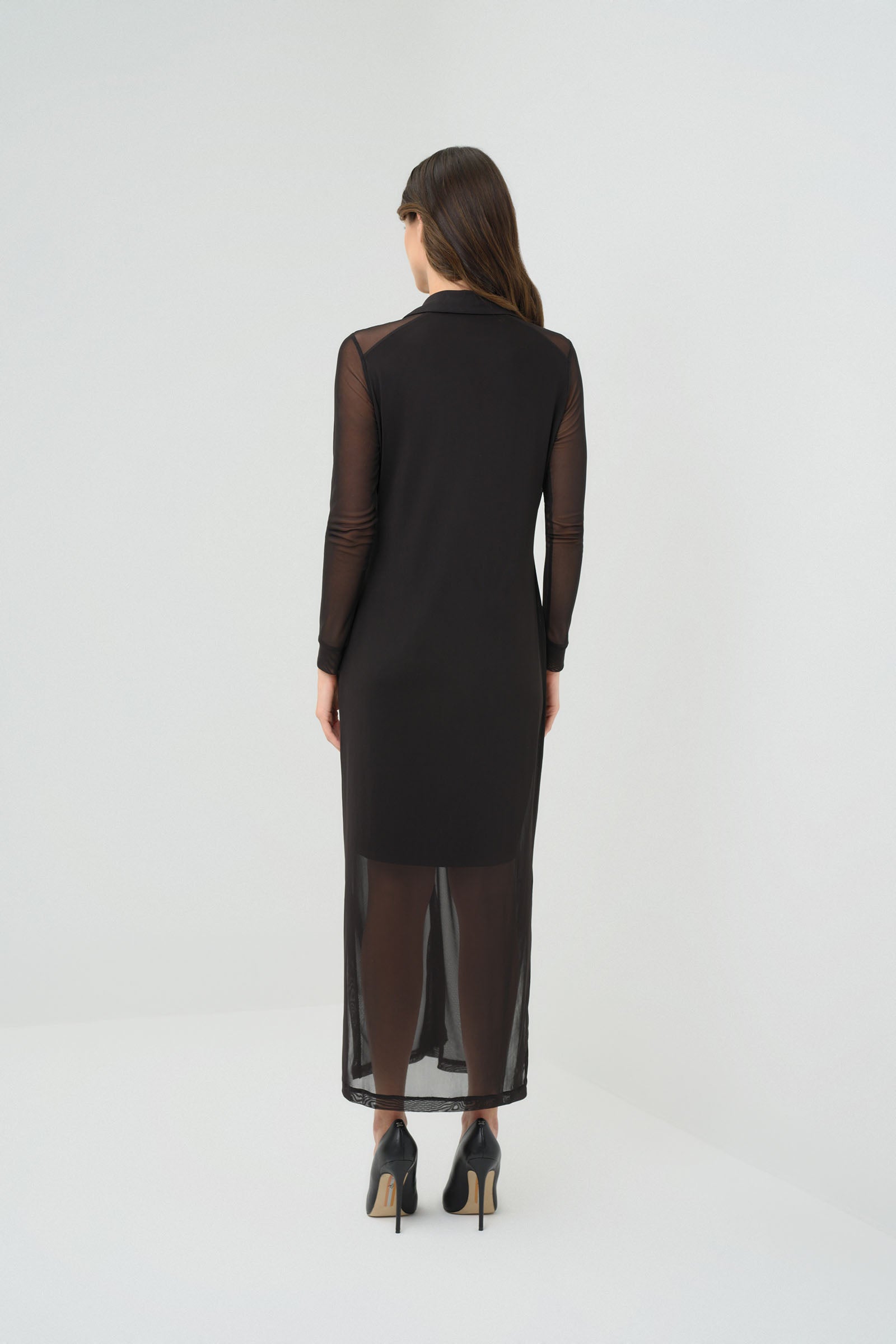 Vestido Colette con superposición de malla