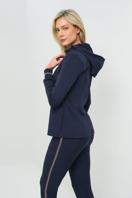 Cozy Tressa Fleece Lined Hooded Blazer