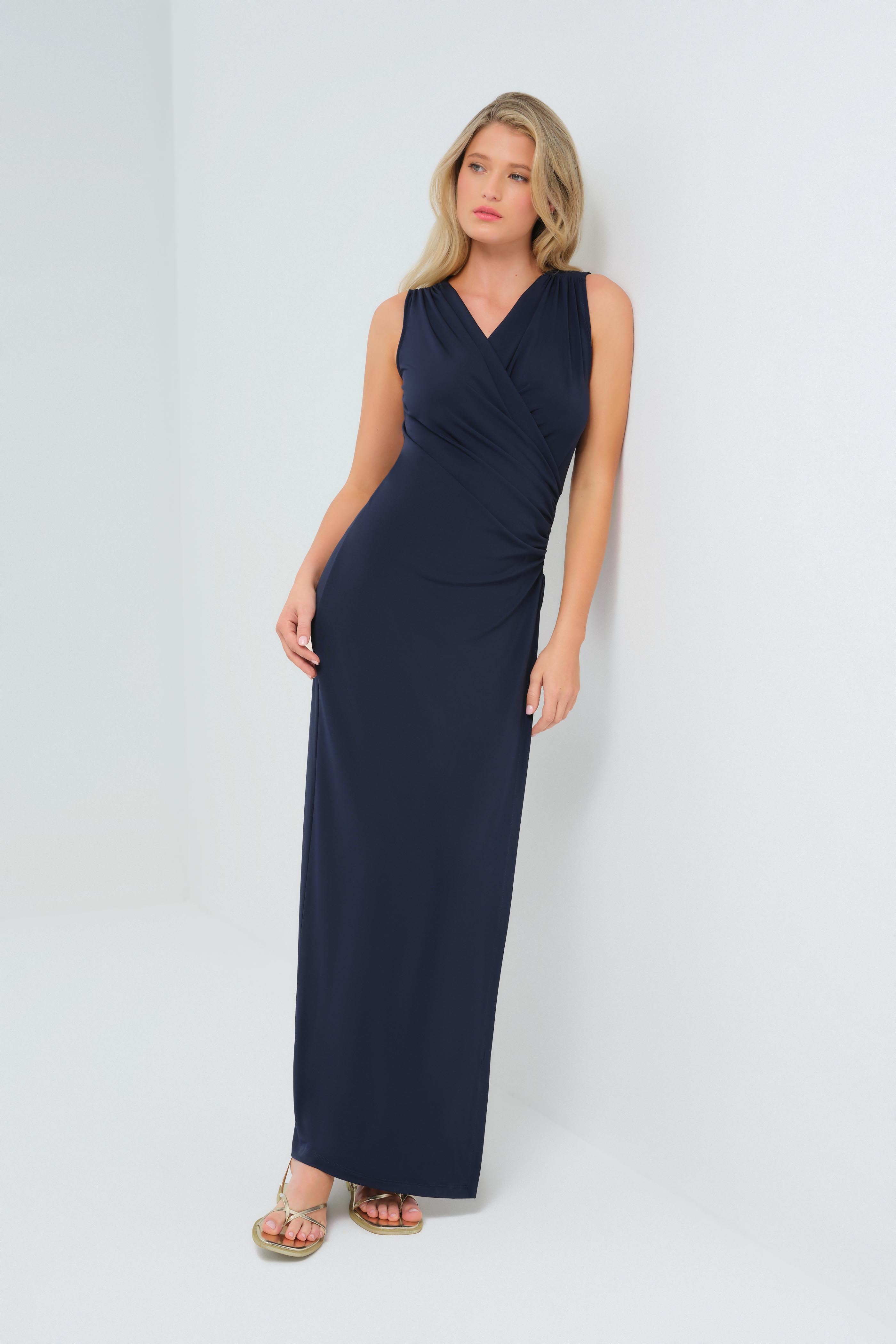 Olie Super Jersey Maxi Faux Wrap Dress