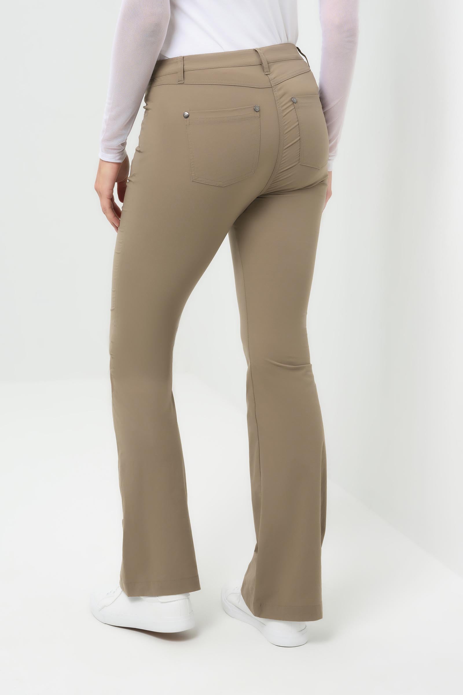 Pantalon évasé ultraléger Katya avec plis