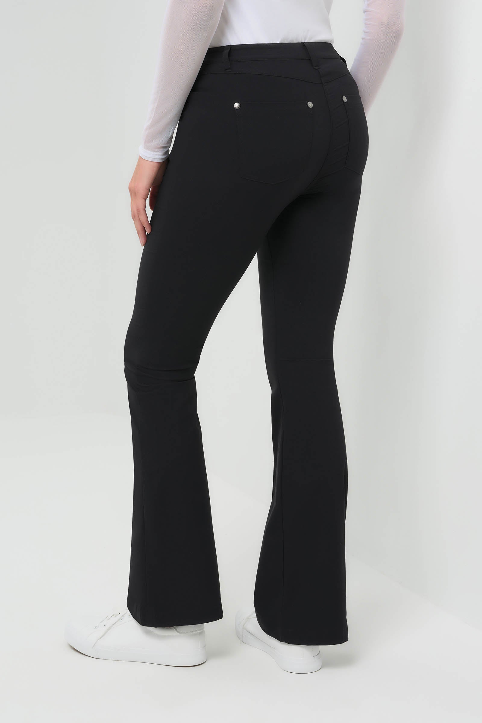 Pantalon évasé ultraléger Katya avec plis