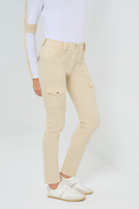 Pantalon cargo skinny Kate en pierre