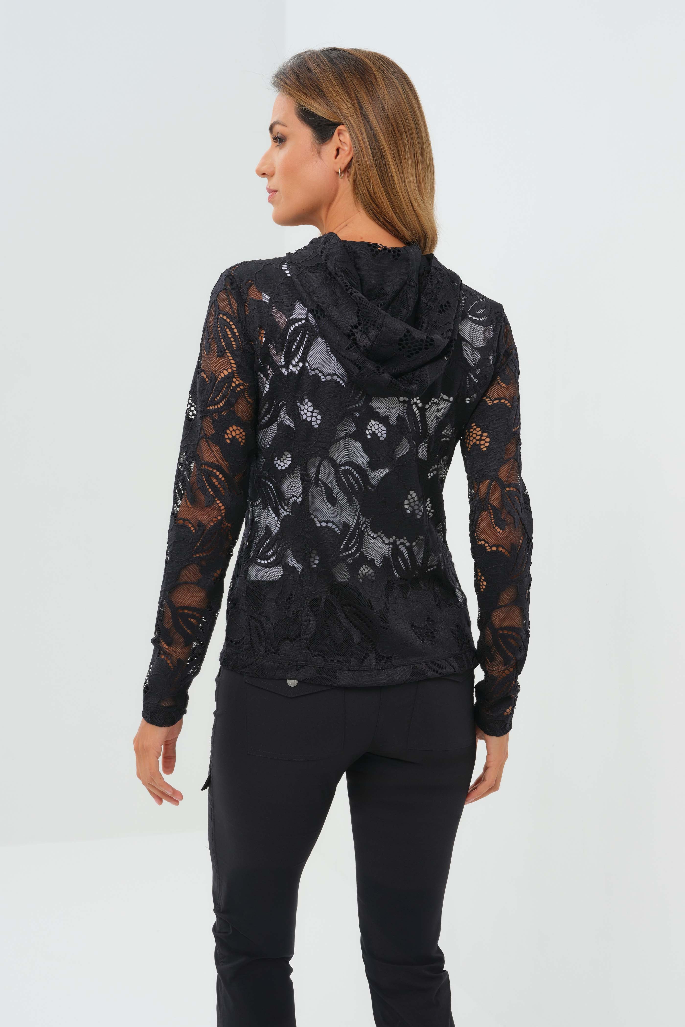 Lace Bree Full Zip Jacket with Hood