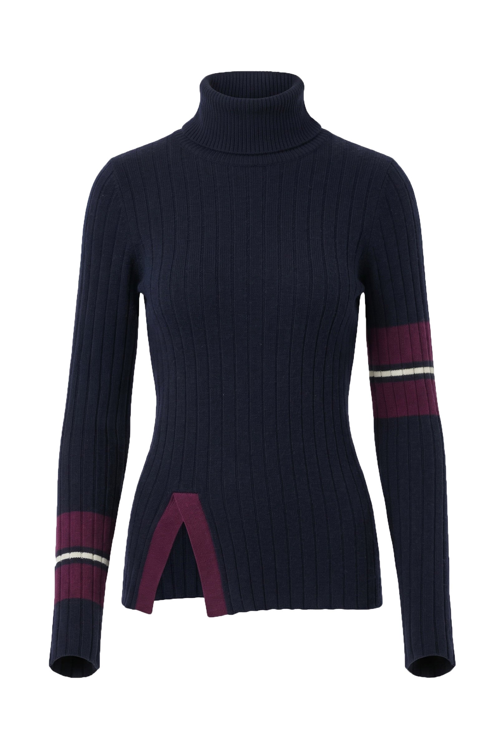 Jersey de cuello alto de cachemira de Lourdes