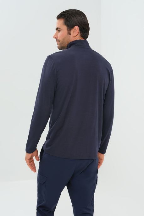 Charlie Zip Pima Top