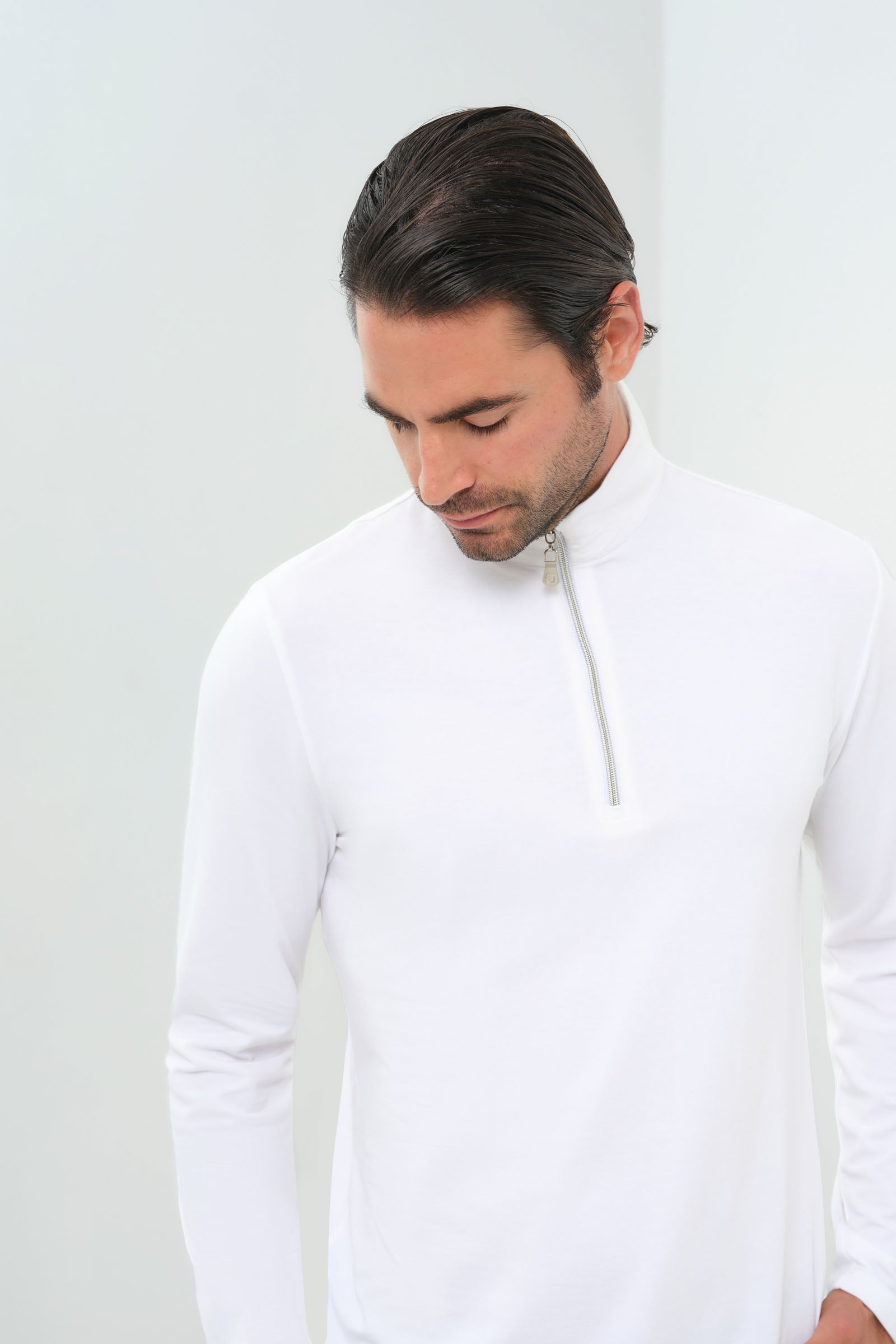 Charlie Zip Pima Top