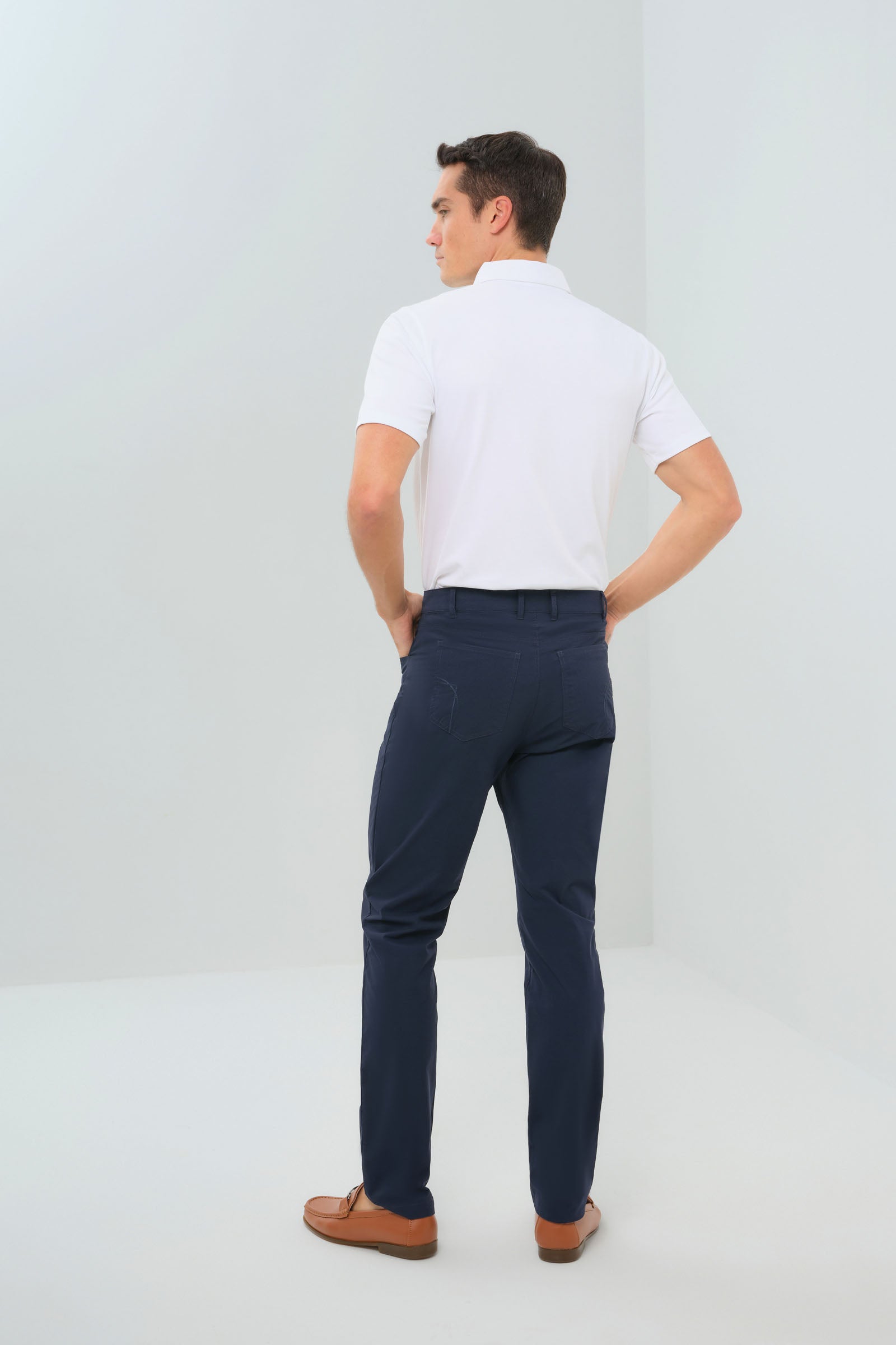 Alessio Five Pocket Jean Style Pant