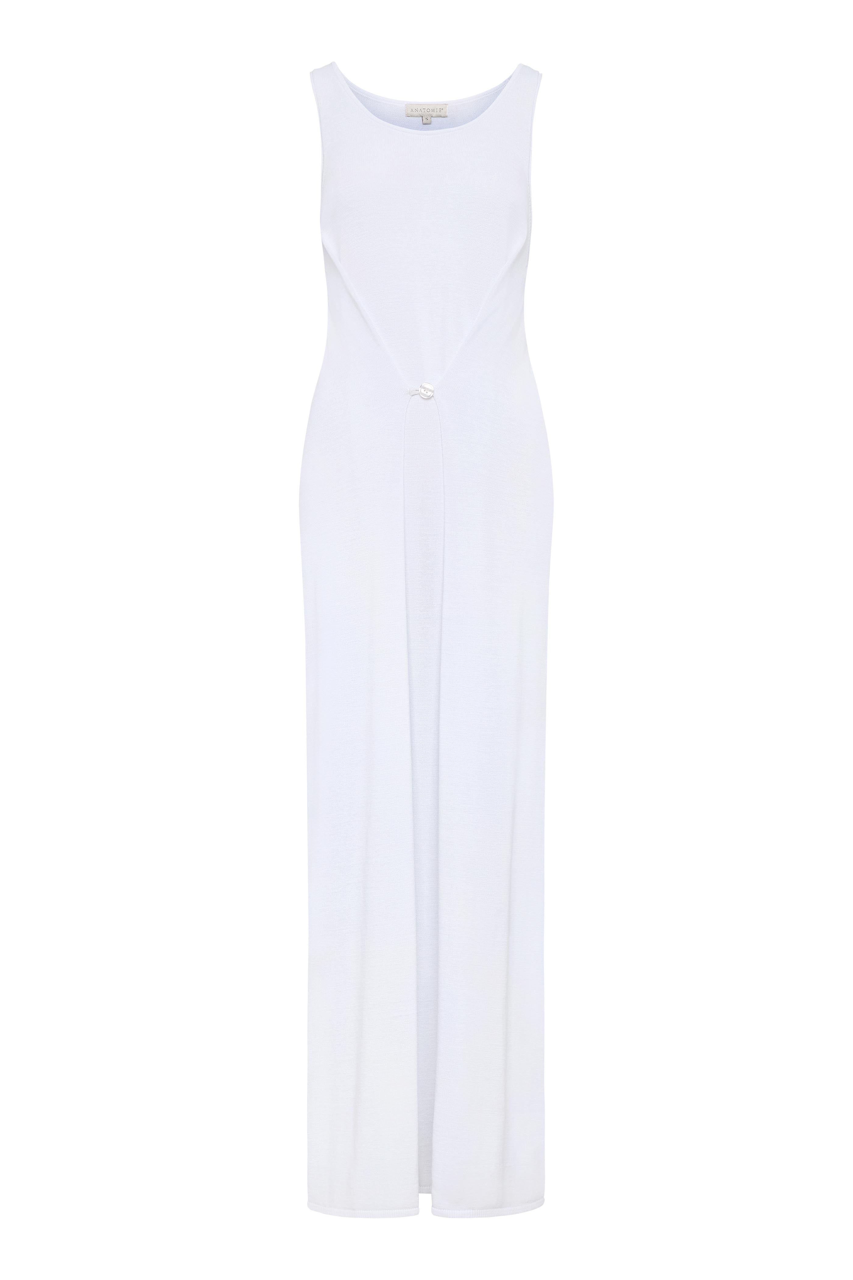 Milo Knit Maxi Dress with Button Front