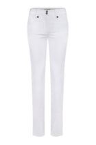 The Best Travel Pants. Flat Lay of the Skyler Travel Pant in White