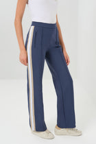 Studio Shot of model wearing the Suki Sport True Blue 