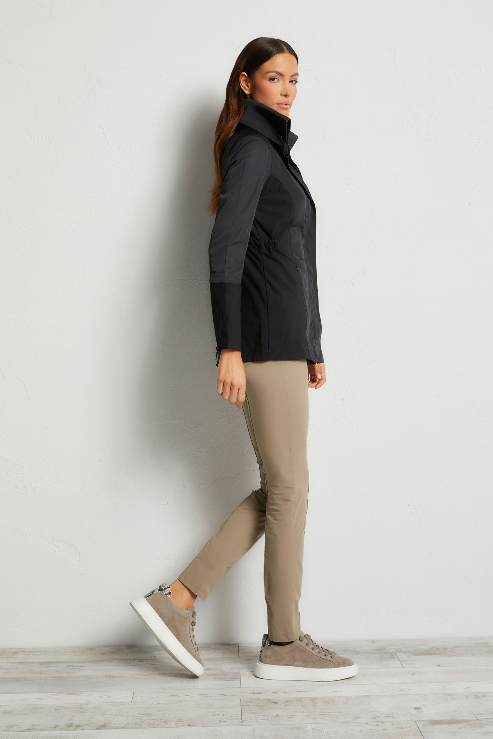 Brushed Fleece Slimming Jacket | Anatomie