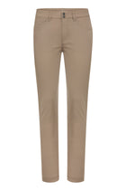 The Best Travel Pants. Flat Lay of the Luisa Skinny Jean Pant in Khaki