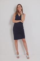 Video of an Avana Dress in Navy.
